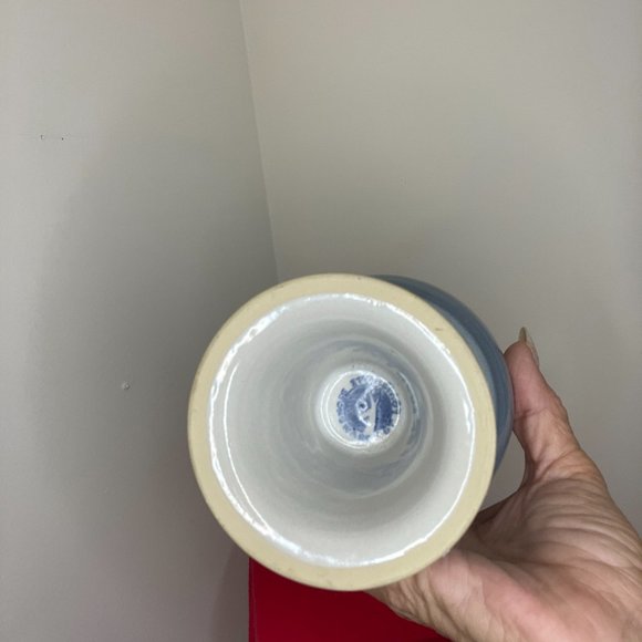 Hand Thrown Blue Louisville Stoneware Chalice - Picture 5 of 7